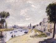 Pierre-Auguste Renoir Bords de la Seine oil painting picture wholesale